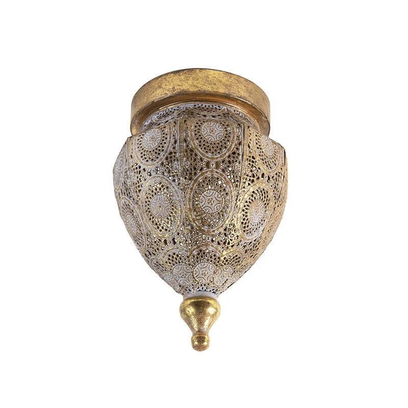 Besorgen 🎉 QAZQA Orientalische Deckenlampe Gold 19 cm - Mowgli 🥰 16 Besorgen 🎉 QAZQA Orientalische Deckenlampe Gold 19 cm - Mowgli 🥰 – Bild 16