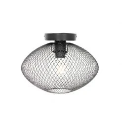 Neu ❤️ QAZQA Industrielle Deckenlampe schwarz - Molly 🔥 -Deckenleuchten Verkaufs-Shop 1013 104488 8