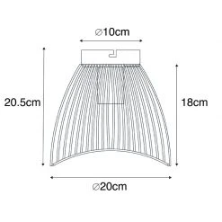 Blitzangebot 🤩 QAZQA Design Deckenleuchte schwarz 20 cm - Pua 🥰 15 Blitzangebot 🤩 QAZQA Design Deckenleuchte schwarz 20 cm - Pua 🥰 -Deckenleuchten Verkaufs-Shop 1044 103508 3