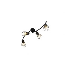 Brandneu 🎁 QAZQA Moderne Deckenleuchte schwarz 86 cm 4-Licht - Botu 👏 13 Brandneu 🎁 QAZQA Moderne Deckenleuchte schwarz 86 cm 4-Licht - Botu 👏 -Deckenleuchten Verkaufs-Shop 1047 102388 4