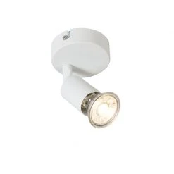 Schlussverkauf 😍 QAZQA Moderner Spot weiß kippbar - Jeany 1 ✨