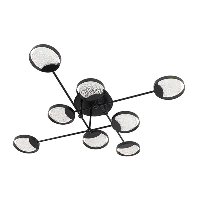 Coupon 💯 QAZQA Deckenleuchte schwarz inkl. LED 3-Stufen dimmbar 8 Lichter - Patrick 👍 16 Coupon 💯 QAZQA Deckenleuchte schwarz inkl. LED 3-Stufen dimmbar 8 Lichter - Patrick 👍 – Bild 16