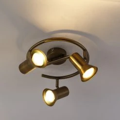 Beste Bewertungen von 👏 QAZQA Deckenstrahler bronze dreh- und schwenkbar curl - Karin 3 🎉 -Deckenleuchten Verkaufs-Shop 1084 92945 8