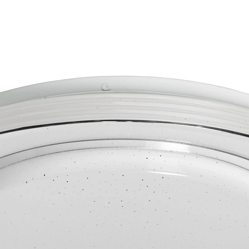 Großhandel ⌛ QAZQA Deckenleuchte weiß 38 cm inkl. LED mit Fernbedienung - Jochem 🔥 4 Großhandel ⌛ QAZQA Deckenleuchte weiß 38 cm inkl. LED mit Fernbedienung - Jochem 🔥 – Bild 4