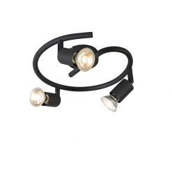 Großhandel 😉 QAZQA Industriell gefleckte schwarze Locken - Jeany 3 😍