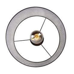 Bester Verkauf 😉 QAZQA Industrielle Deckenleuchte schwarz - Drum Mesh 🤩 19 Bester Verkauf 😉 QAZQA Industrielle Deckenleuchte schwarz - Drum Mesh 🤩 -Deckenleuchten Verkaufs-Shop 1104 103181 7