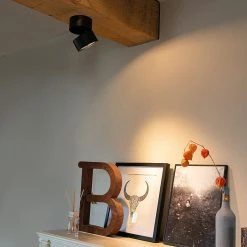 Aktion 🎉 QAZQA Moderner Spot schwarz verstellbar - Go Nine Tubo 🥰