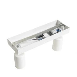 Beste Bewertungen von ❤️ QAZQA Moderne spot wit rechthoekig 2-lichts - Facil 👍 -Deckenleuchten Verkaufs-Shop 1139 105778 9