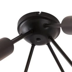 Großhandel 😀 QAZQA Design Deckenleuchte schwarz 30 cm 6-Lichter - Sputnik ⭐ -Deckenleuchten Verkaufs-Shop 1145 102464 5