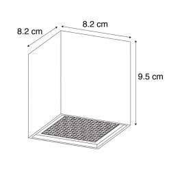 Bestes Angebot 🎁 QAZQA Design Spot schwarz - Qubo Honey 😉 16 Bestes Angebot 🎁 QAZQA Design Spot schwarz - Qubo Honey 😉 -Deckenleuchten Verkaufs-Shop 1150 98854 4