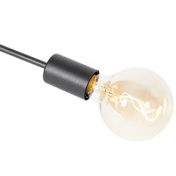 Budget 😍 QAZQA Design plafondlamp zwart 6-lichts - Facile ✔️ -Deckenleuchten Verkaufs-Shop 1162 105648 2