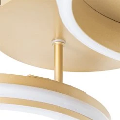 Brandneu 🎁 QAZQA Deckenleuchte Messing inkl. LED 3-stufig dimmbar 2-flammig - Navara 👍 18 Brandneu 🎁 QAZQA Deckenleuchte Messing inkl. LED 3-stufig dimmbar 2-flammig - Navara 👍 -Deckenleuchten Verkaufs-Shop 1167 104002 3