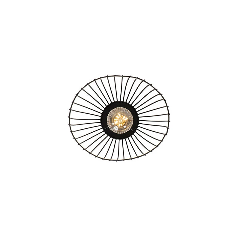 Blitzangebot 🤩 QAZQA Design Deckenleuchte schwarz 20 cm - Pua 🥰 9 Blitzangebot 🤩 QAZQA Design Deckenleuchte schwarz 20 cm - Pua 🥰 – Bild 9