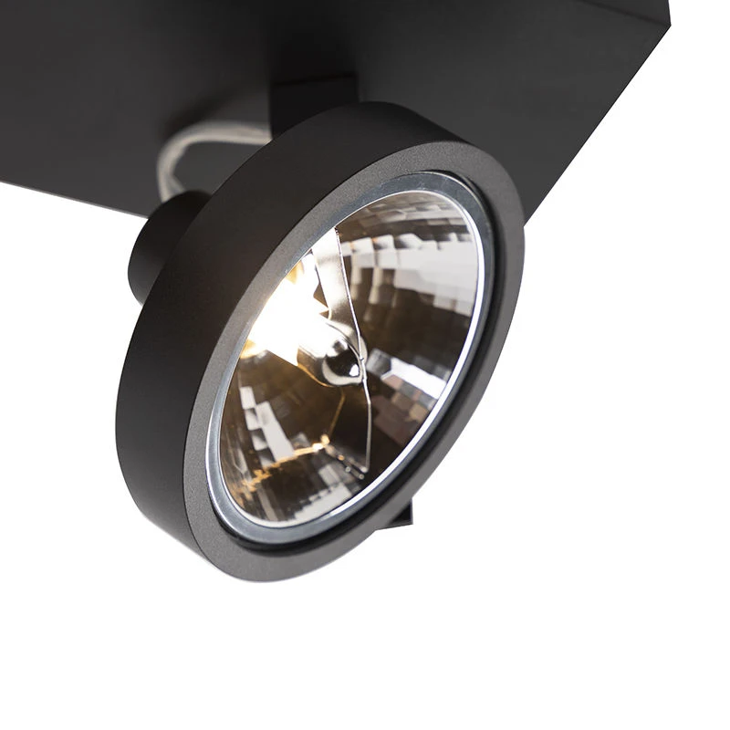 Am billigsten 🔔 QAZQA Design Spot schwarz verstellbar 2-flammig inkl. LED - Go ⌛ 9 Am billigsten 🔔 QAZQA Design Spot schwarz verstellbar 2-flammig inkl. LED - Go ⌛ – Bild 9