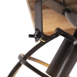 Auslauf 👍 QAZQA Industriestrahler schwarz mit Holz verstellbar 2-Licht - Arthur ❤️ 22 Auslauf 👍 QAZQA Industriestrahler schwarz mit Holz verstellbar 2-Licht - Arthur ❤️ -Deckenleuchten Verkaufs-Shop 1202 102429 6