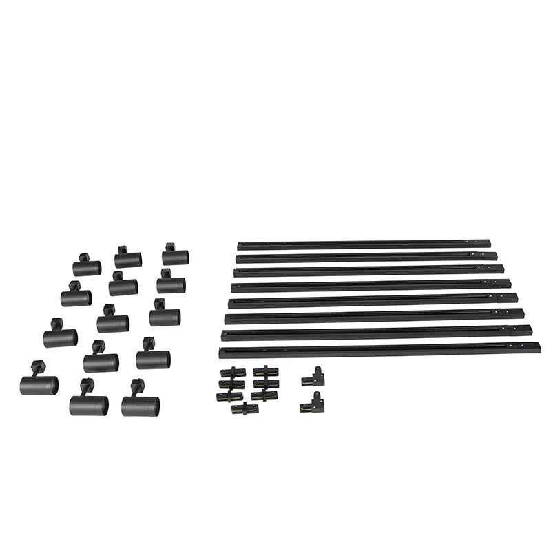 Schlussverkauf 🤩 QAZQA Modernes Schienensystem schwarz mit 14 Spots 1-phasig - Jeana ⭐ 14 Schlussverkauf 🤩 QAZQA Modernes Schienensystem schwarz mit 14 Spots 1-phasig - Jeana ⭐ – Bild 14