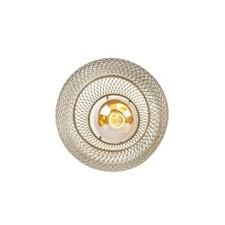 Großhandel 👏 QAZQA Moderne Deckenleuchte Messing - Waya Mesh 😍 -Deckenleuchten Verkaufs-Shop 1268 103440 6