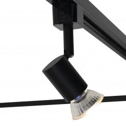 Auslauf 🥰 QAZQA Modernes Schienensystem mit 5 Punkten 1-phasig schwarz - Jeany 💯 -Deckenleuchten Verkaufs-Shop 1273 98362 5