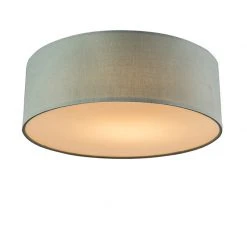 Rabatt 🤩 QAZQA Deckenleuchte grün 30 cm inkl. LED - Drum LED ⭐