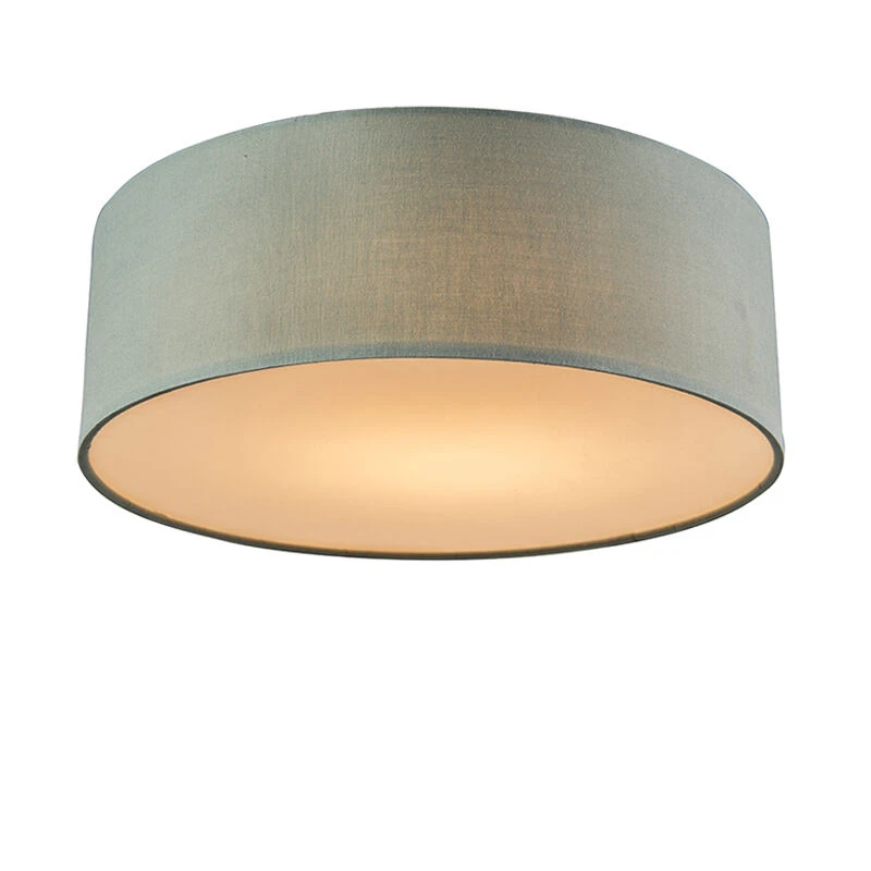 Rabatt 🤩 QAZQA Deckenleuchte grün 30 cm inkl. LED - Drum LED ⭐ 1 Rabatt 🤩 QAZQA Deckenleuchte grün 30 cm inkl. LED - Drum LED ⭐