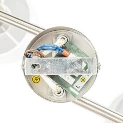 Top 10 🎁 QAZQA Deckenstrahler Stahl mit weißem Schirm 4-Licht verstellbar - Hetta 🧨 -Deckenleuchten Verkaufs-Shop 1284 102397 7