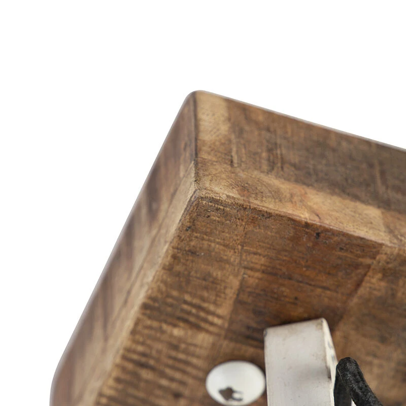 Budget 🥰 QAZQA Industriespot weiß mit Mangoholz 18 cm - Mangos 🧨 10 Budget 🥰 QAZQA Industriespot weiß mit Mangoholz 18 cm - Mangos 🧨 – Bild 10