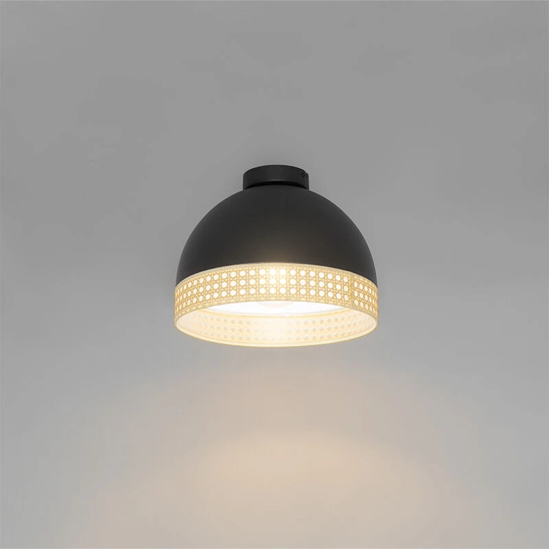 Am billigsten 🎉 QAZQA Orientalische Deckenlampe schwarz mit Rattan 30 cm - Magna Rattan 🎁 11 Am billigsten 🎉 QAZQA Orientalische Deckenlampe schwarz mit Rattan 30 cm - Magna Rattan 🎁 – Bild 11