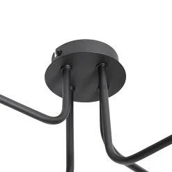 Rabatt 🔔 QAZQA Design plafondlamp zwart 4-lichts - Facile 😀 -Deckenleuchten Verkaufs-Shop 1287 105647 4
