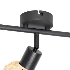 Brandneu 🎉 QAZQA Orientalischer Spot schwarz mit Bambus 3-flammig - Rayan 👏 16 Brandneu 🎉 QAZQA Orientalischer Spot schwarz mit Bambus 3-flammig - Rayan 👏 -Deckenleuchten Verkaufs-Shop 1297 105626 4