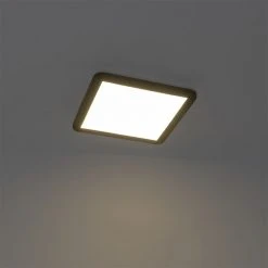 Budget 👏 QAZQA Deckenleuchte schwarz 30 cm inkl. LED 3-stufig dimmbar IP44 - Steve ✔️ -Deckenleuchten Verkaufs-Shop 1352 102746 9