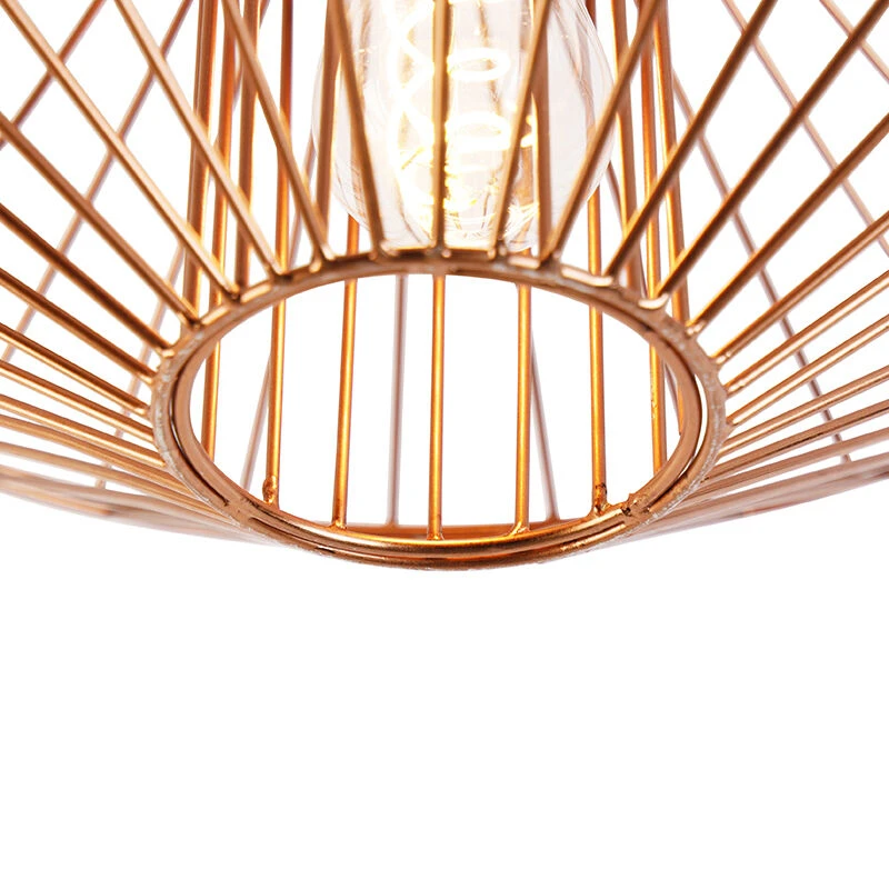 Billig 😍 QAZQA Design-Deckenleuchte Kupfer - Zahra 😉 6 Billig 😍 QAZQA Design-Deckenleuchte Kupfer - Zahra 😉 – Bild 6