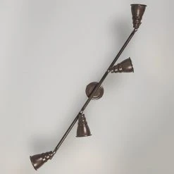 Bestes Angebot 😉 QAZQA Deckenstrahler rostbraun schwenk- und neigbar - Coney 4 😍 11 Bestes Angebot 😉 QAZQA Deckenstrahler rostbraun schwenk- und neigbar - Coney 4 😍 -Deckenleuchten Verkaufs-Shop 1355 91229 3