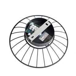 Auslauf 💯 QAZQA Oosterse plafondlamp zwart met rotan 25 cm - Emir 🧨 -Deckenleuchten Verkaufs-Shop 1358 105622 8