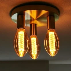 Bester Verkauf 💯 QAZQA Art Deco Deckenleuchte Gold - Facil 3 ✨ -Deckenleuchten Verkaufs-Shop 1370 92428 9