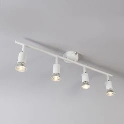 Bester Verkauf 🌟 QAZQA Moderner Deckenstrahler weiß schwenkbar - Jeany 4 😀 -Deckenleuchten Verkaufs-Shop 1402 93282 2