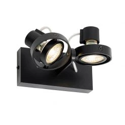 Rabatt 🌟 QAZQA Moderne spot zwart 2-lichts - Master 50 😉 -Deckenleuchten Verkaufs-Shop 1405 105410 2