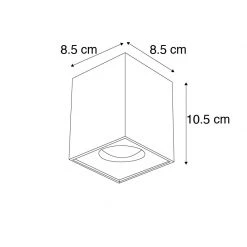 Blitzangebot 😀 QAZQA Moderner Aufbaustrahler mit Gold - Quba delux ⭐ -Deckenleuchten Verkaufs-Shop 1426 92689 3