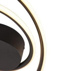 Brandneu ❤️ QAZQA Design Deckenleuchte schwarz inkl. LED 3-stufig dimmbar - Rowan 🔔 20 Brandneu ❤️ QAZQA Design Deckenleuchte schwarz inkl. LED 3-stufig dimmbar - Rowan 🔔 -Deckenleuchten Verkaufs-Shop 1434 99068 6