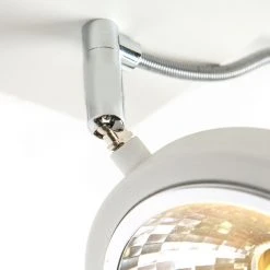 Schlussverkauf 🧨 QAZQA Design Spot weiß 1-flammig einstellbar - Nox 🛒 15 Schlussverkauf 🧨 QAZQA Design Spot weiß 1-flammig einstellbar - Nox 🛒 -Deckenleuchten Verkaufs-Shop 1436 89015 5