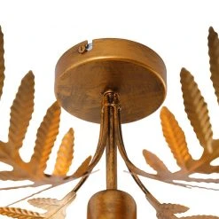 Rabatt ✨ QAZQA Vintage Deckenleuchte Gold 46 cm - Botanica 🔔 -Deckenleuchten Verkaufs-Shop 1437 102763 4