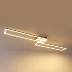 Schlussverkauf 💯 QAZQA Deckenleuchte Stahl inkl. LED 3-stufig dimmbar - Plazas Novo ⌛ -Deckenleuchten Verkaufs-Shop 1454 102925 12