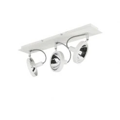 Budget 🥰 QAZQA Designspot weiß 3-flammig einstellbar - Nox 🛒 -Deckenleuchten Verkaufs-Shop 1460 89017 8