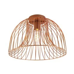 Auslauf ⭐ QAZQA Design-Deckenleuchte Kupfer - Sarina ⌛