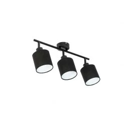 Billig 🛒 QAZQA Moderne Deckenleuchte schwarz 3-Licht - Hetta ⭐ -Deckenleuchten Verkaufs-Shop 1465 102403 9