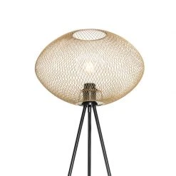 Beste Bewertungen von 🤩 QAZQA Industrielle Stehlampe Goldstativ - Molly 🔥 -Deckenleuchten Verkaufs-Shop 1466 104491 5