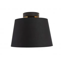 Blitzangebot ✔️ QAZQA Deckenleuchte mit Baumwollschirm schwarz mit Gold 25 cm - Combi schwarz ⌛ 14 Blitzangebot ✔️ QAZQA Deckenleuchte mit Baumwollschirm schwarz mit Gold 25 cm - Combi schwarz ⌛ -Deckenleuchten Verkaufs-Shop 1492 98617 4