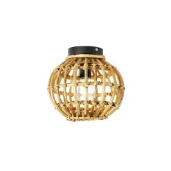 Bester Verkauf ⌛ QAZQA Ländliche Deckenlampe Bambus 25 cm - Canna 👏 -Deckenleuchten Verkaufs-Shop 1497 103383 7