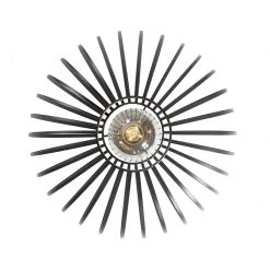 Am billigsten ✨ QAZQA Design Deckenleuchte schwarz 39 cm - Johanna 🔔 -Deckenleuchten Verkaufs-Shop 1520 103606 9