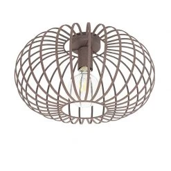 Bestes Angebot ⌛ QAZQA Design plafondlamp roestbruin 39 cm - Johanna 🌟 -Deckenleuchten Verkaufs-Shop 1538 105577 10