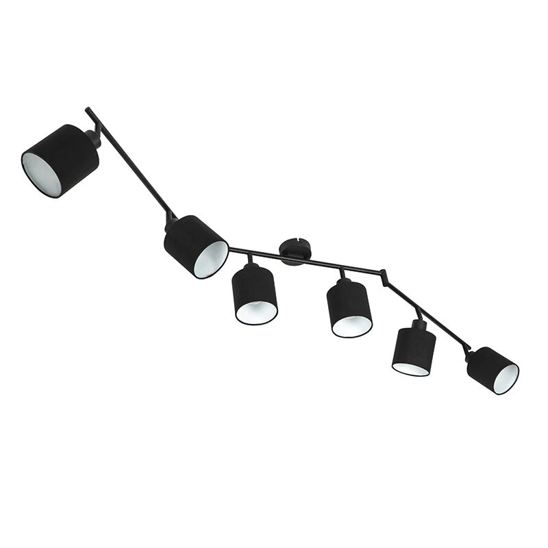 Aktion ✨ QAZQA Modernes Spotschwarz 6-Licht verstellbar - Hetta 👏 12 Aktion ✨ QAZQA Modernes Spotschwarz 6-Licht verstellbar - Hetta 👏 – Bild 12